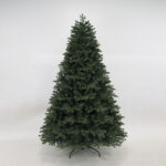 Amberglow Grand Fir Full View Realistic PE and PVC Mixed Foliage with Metal Stand