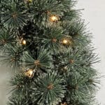 Pine Cashmere Christmas Garland side view