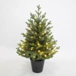 Blush Mini Fir Christmas Table Tree full view