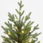 Blush Mini Fir Christmas Table Tree side view