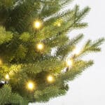 Blush Mini Fir Christmas Table Tree branch detail