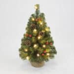Pocket Pine Christmas Table Tree full view