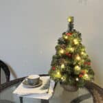 Pocket Pine Christmas Table Tree base detail