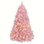 Whimsical Pink Christmas Tree full view