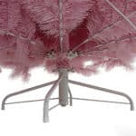 Whimsical Pink Christmas Tree foliage detail