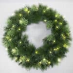 Eternal Green Christmas Wreath full view