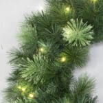 Eternal Green Christmas Wreath side view