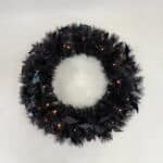 Noctura Bat Christmas Wreath full view